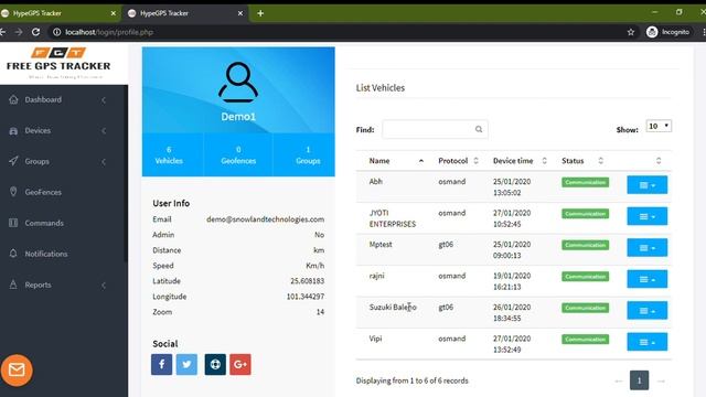 Pi GPS TRacking System - Php based using Traccar Server смотреть онлайн