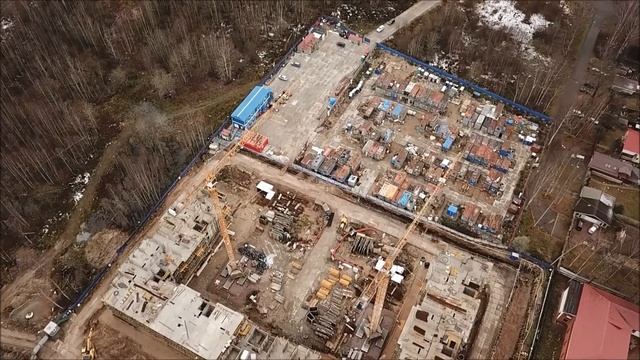 Стройка на 4 Ноября 2019 ЖК "Живи в Курортном" (ЖК "Живи в Транзитном") смотреть онлайн