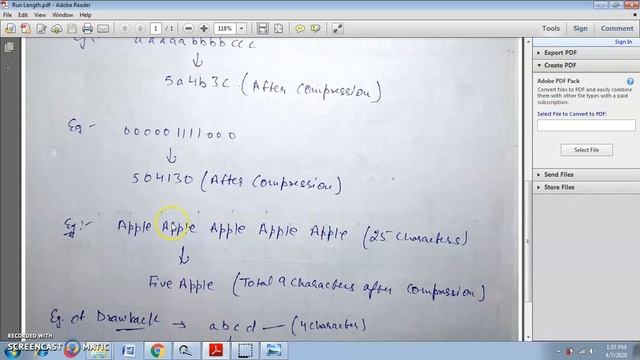 Run Length Coding | Mr. Kamal Kant Sharma | IT_8Sem_Image_Processing смотреть онлайн