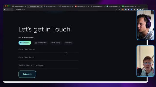 Code With Me 3D Modern Portfolio with NextJS13, TypeScript, TailwindCSS, React Three Fiber - Part 1 смотреть онлайн