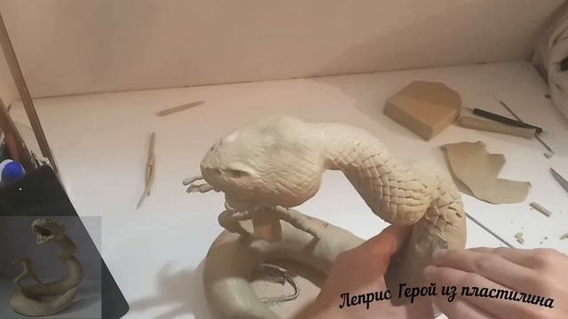 Аниме фигурки из пластилина-Как слепить Орочимару из Наруто смотреть онлайн