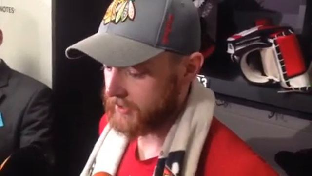 Scott Darling on his 42-save performance смотреть онлайн