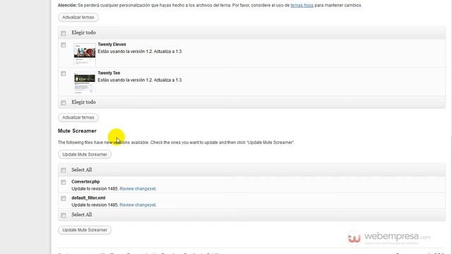 Actualizar WordPress a la última versión estable смотреть онлайн
