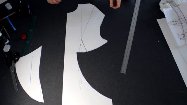 Сложное моделирование платья D&G. рукав полуреглан. смотреть онлайн