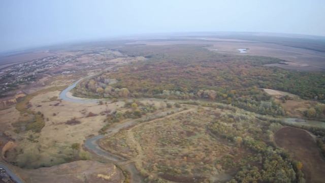 Осень, с. Новозаведенное, река Кума смотреть онлайн