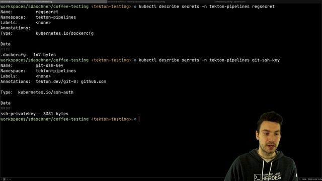 6. Creating secrets for Git & Docker - CI/CD with Tekton & ArgoCD смотреть онлайн