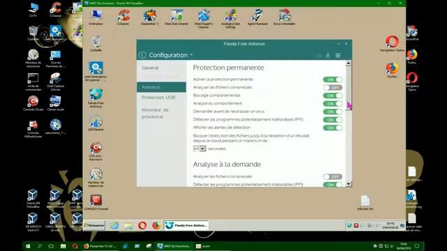 Panda free 16.0.2/ vue interface/ tuto FR смотреть онлайн