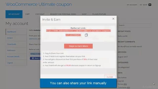 How To Set Up a WooCommerce Referral Code with Coupon Referral Program? смотреть онлайн