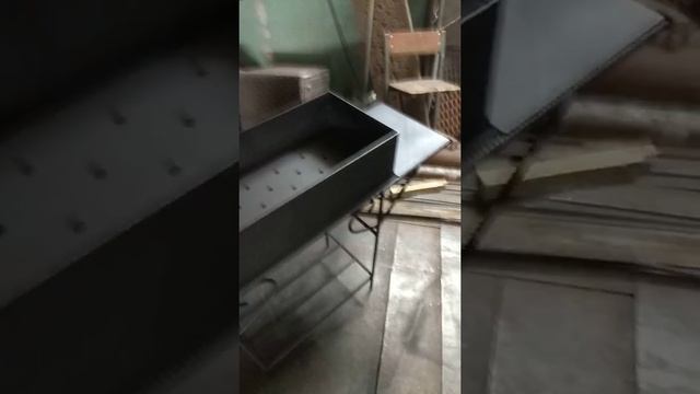Мангал из листа 4 мм на стойке. смотреть онлайн