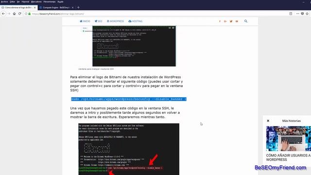 Cómo eliminar el logo de Bitnami en WordPress смотреть онлайн