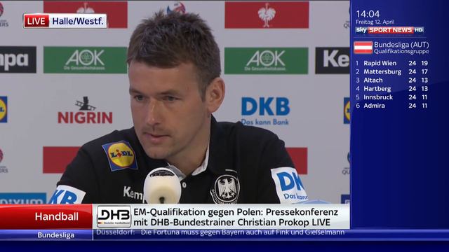 DHB Pressekonferenz mit Christian Prokop & Hendrik Pekeler (SSN live) 12.04.19 смотреть онлайн