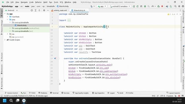 Simple Kotlin App | Android Studio | 2023 смотреть онлайн