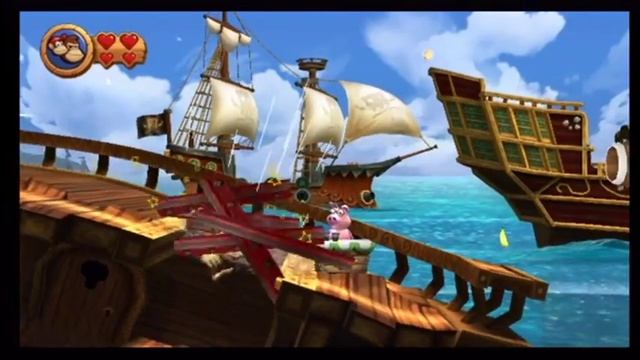 Donkey Kong Country Returns - 3-3 Mast Blast смотреть онлайн