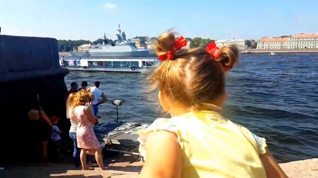 Влог Санкт Петербург Ксюша на празднике День ВМФ смотреть онлайн
