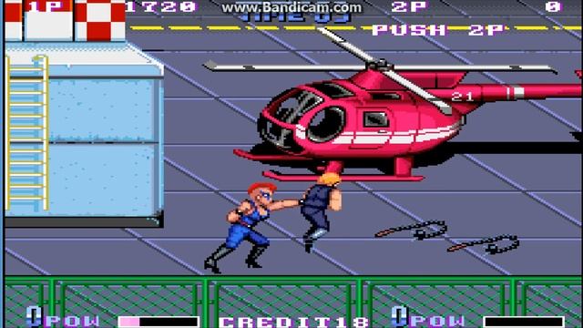 Double Dragon II - The revenge arcade game for emulator MAME смотреть онлайн