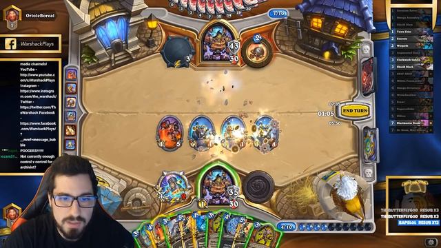 Hearthstone: 1 HP MATTERS - Bomb Warrior - Rise Of Shadows смотреть онлайн