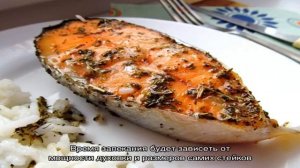 Сочные стейки горбуши в духовке в фольге