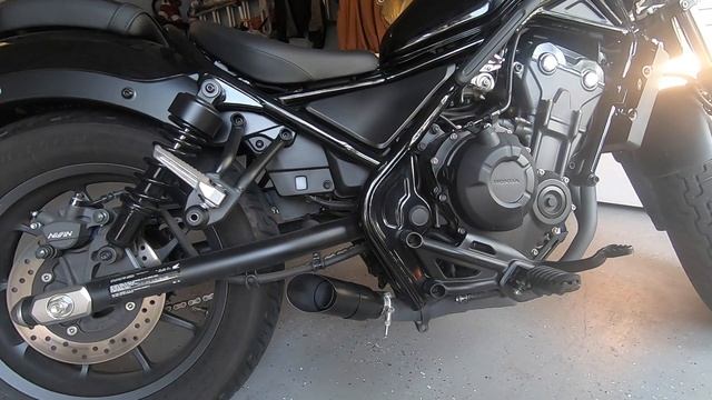 Rebel 500 (Cheapest!) Exhaust, Install, Sound Check, Test Ride CMX500 CMX300 смотреть онлайн