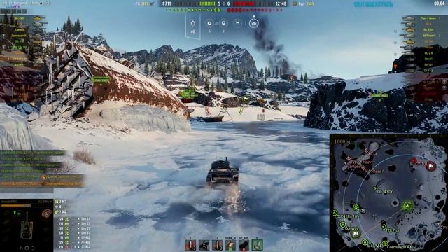 Прем Ёлка на ББ внизу списка ✅ World of Tanks ELC EVEN 90 карта Штиль 1.10.0.1 смотреть онлайн