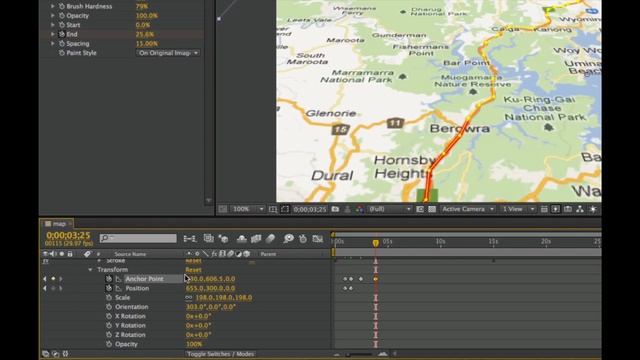How to make an Animated Map in After Effects смотреть онлайн