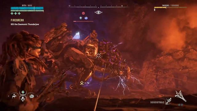 Horizon: the frozen wild || KILLING DAEMONIC THUNDERJAW смотреть онлайн