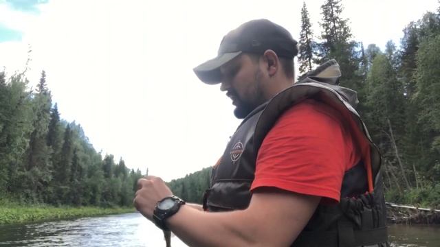 Река Ухта. Рыбалка, отдых в респ. Коми. смотреть онлайн