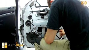 Шумоизоляция дверей Лады Весты в уровне Экстра. АвтоШум.