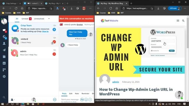 How To Add Live Chat Feature In WordPress Site In 2022 - (Free Plugin) + Step By Step Guide смотреть онлайн
