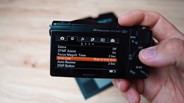 Sony A5000 Menu Setup