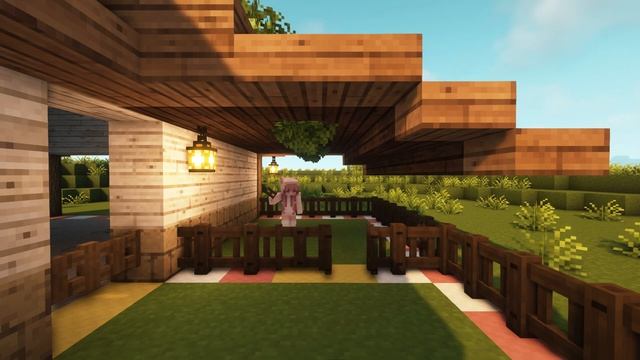 [Minecraft] ? Aesthetic Stable Tutorial / Cottagecore / Mizuno's 16 Craft Resource Pack смотреть онлайн