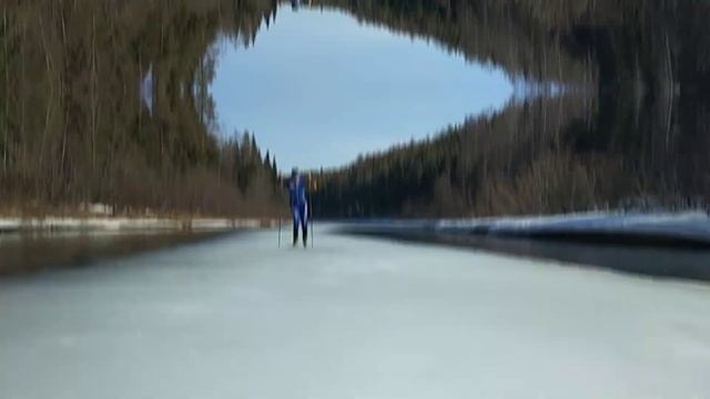 Провалился под ЛЁД | Заканчиваем сезон | немного искупался | лыжи смотреть онлайн