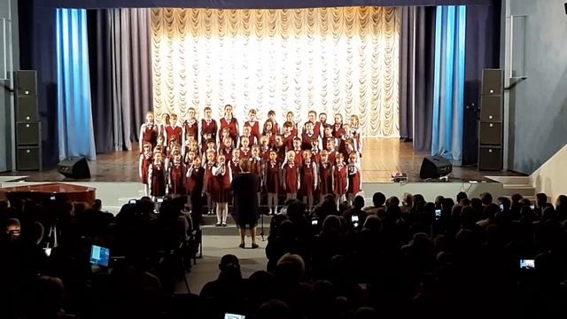 Хор коллектива 1 школы г.Дмитриев смотреть онлайн