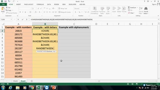 How to create a Unique code in excel/How to generate random character strings in a range in Excel смотреть онлайн