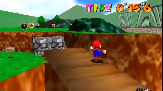 Super Mario 64 Все 3 способа достать звезду в 1 мире Bob-omb смотреть онлайн