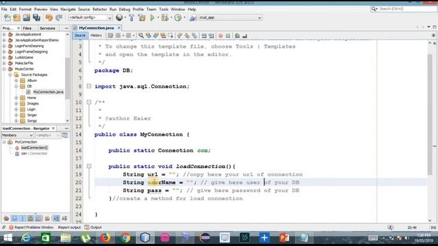 java swing crud application using netbeans mysql 9 java code to connect to mysql database in netbea смотреть онлайн