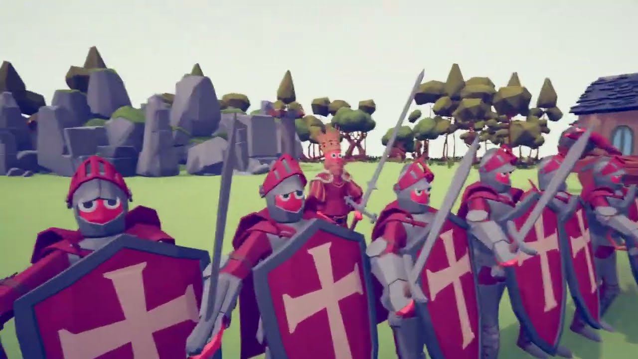 KNIGHTS vs DARK ARMY | TABS - Totally Accurate Battle Simulator смотреть онлайн