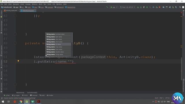 How to Make a Button Open a New Activity | Android Tutorial #26 смотреть онлайн