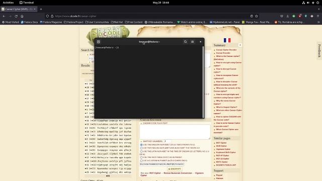 Breaking Caesar's cipher with the computer in two ways смотреть онлайн