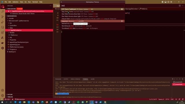 Change Color Theme Visual Code To Visual Studio 2022