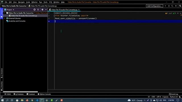 video to audio using python | mp4 to mp3 | video to audio смотреть онлайн