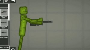 как сделать человека который стреляет из рук в melon pleyground