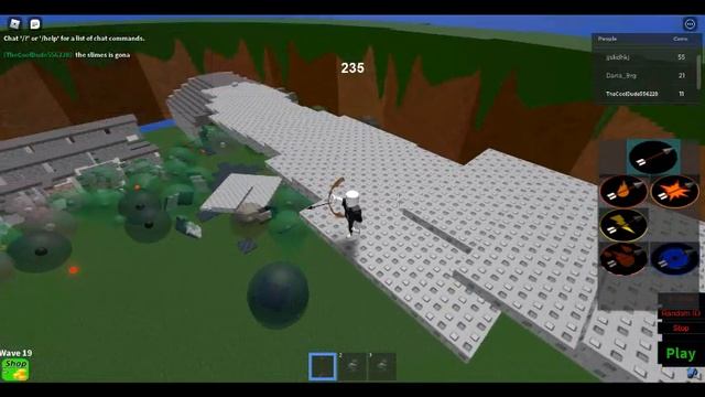 Slimy attack|Roblox|REVENGE OF THE SLIMES!!! смотреть онлайн