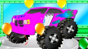 МОНСТР ТРАК Мультик про МОНСТР ТРАК Суперавтосервис Ремонтируем монстр трак MONSTER TRUCK