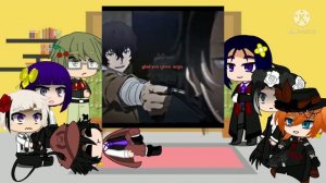 *bsd react to Dazai*part1/?. forget the credit sorry