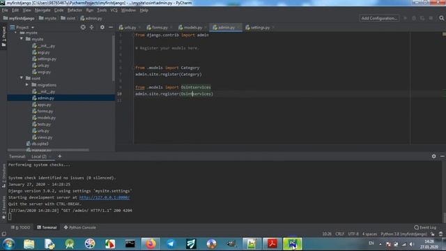 Django 3. Урок 3. Создаем админку смотреть онлайн