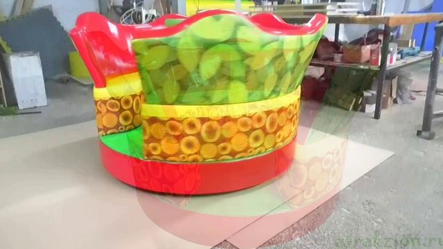 Карусель 4 KIDS для детского игрового цента "Ракушка - 2 " от компании Фабрика Развлечений смотреть онлайн