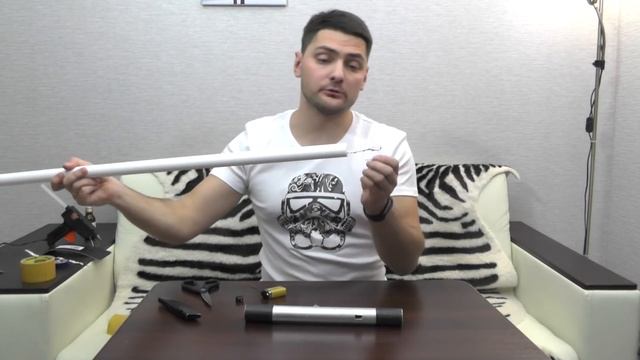 Как сделать световой меч. Слава Штиглиц смотреть онлайн