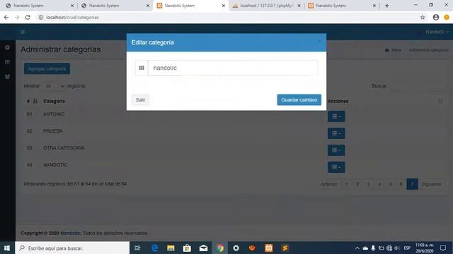 crud con php7, MVC, POO, PDO y Admin LTE. смотреть онлайн