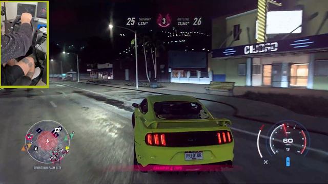 FORD MUSTANG GT 2015 VS POLICE - NFS HEAT - 920 LOGITECH GAMEPLAY смотреть онлайн