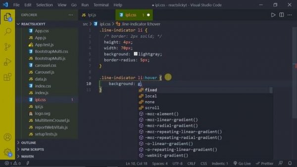 react slick slider custom pagination with ipl slider(2021).